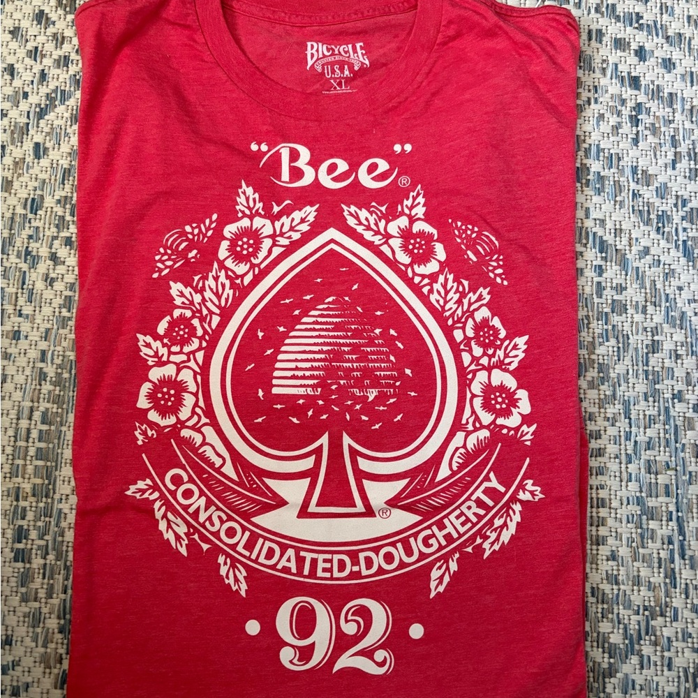 Bicycle Red Graphic Tee - Short Sleeve